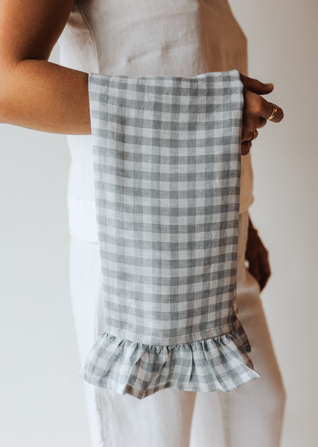 Ruffled Tea Towel