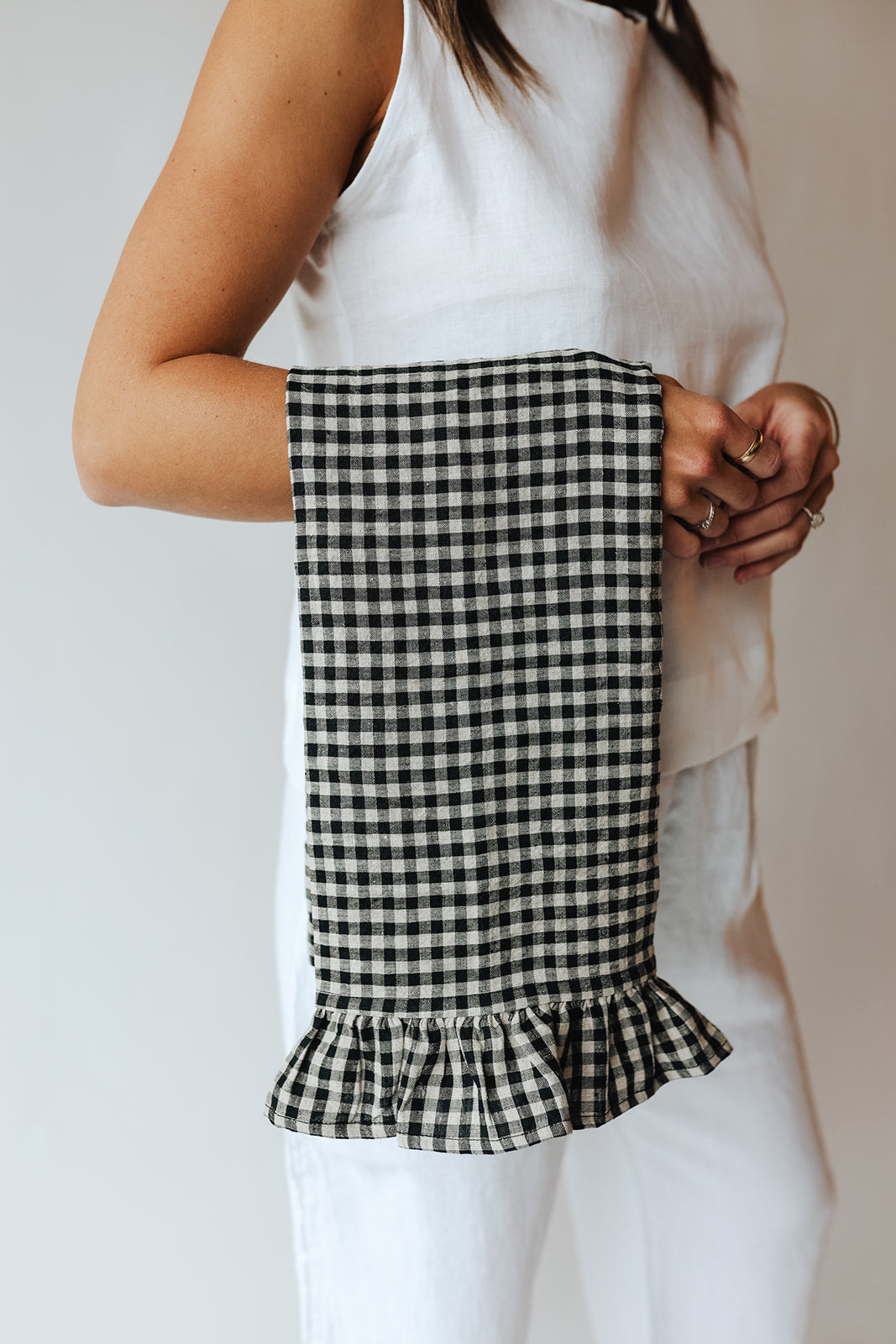 Ruffled Tea Towel