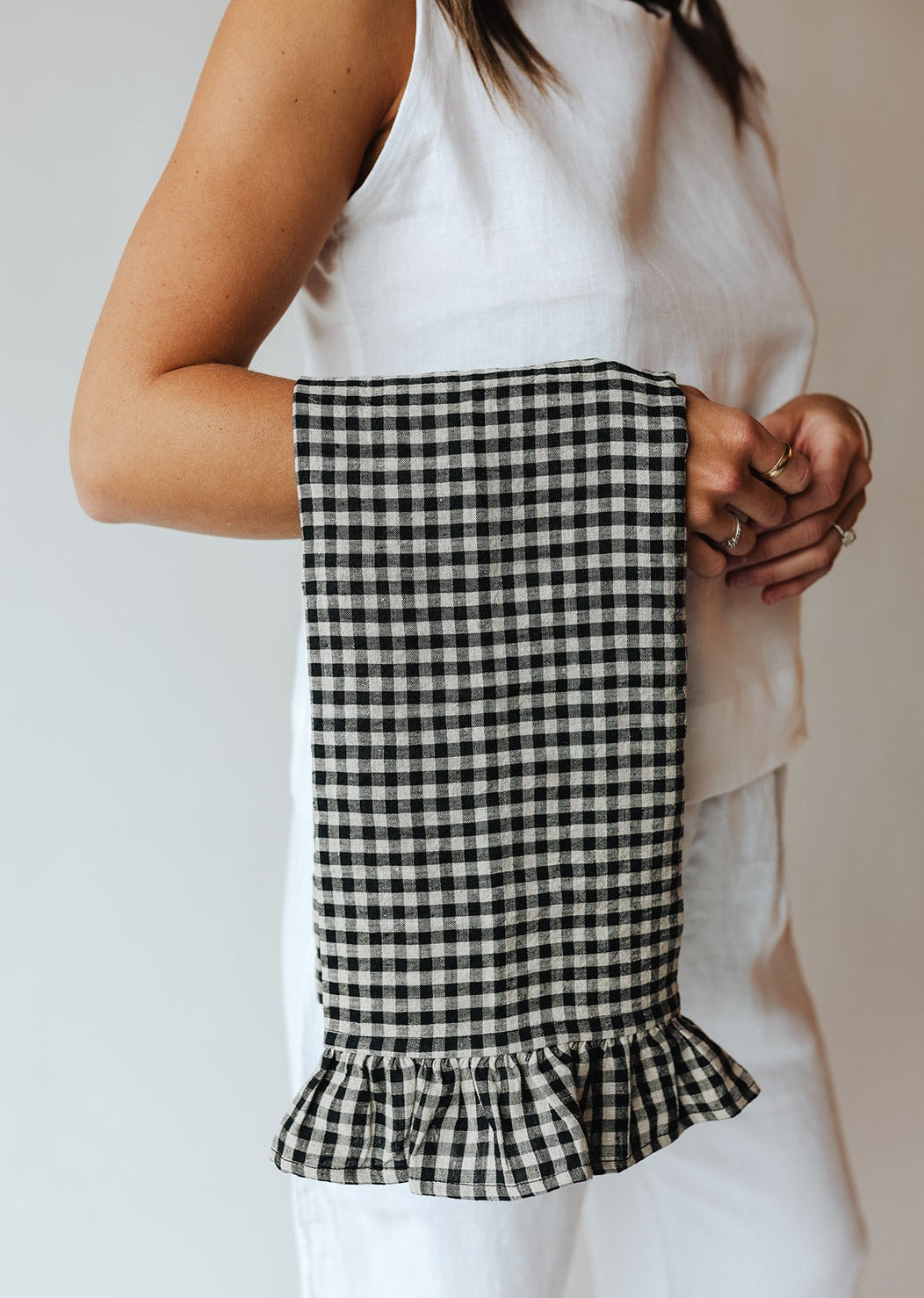 Ruffled Tea Towel